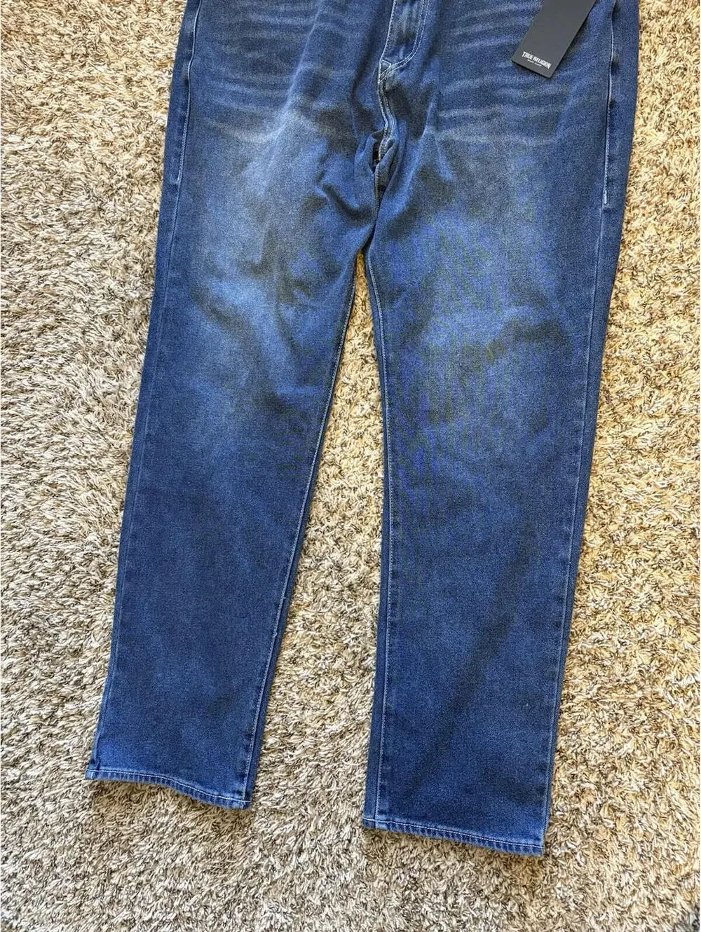 True Religion Geno Relaxed Slim Flap Jeans Men’s Size 36x32 Harmonious Wash NWT